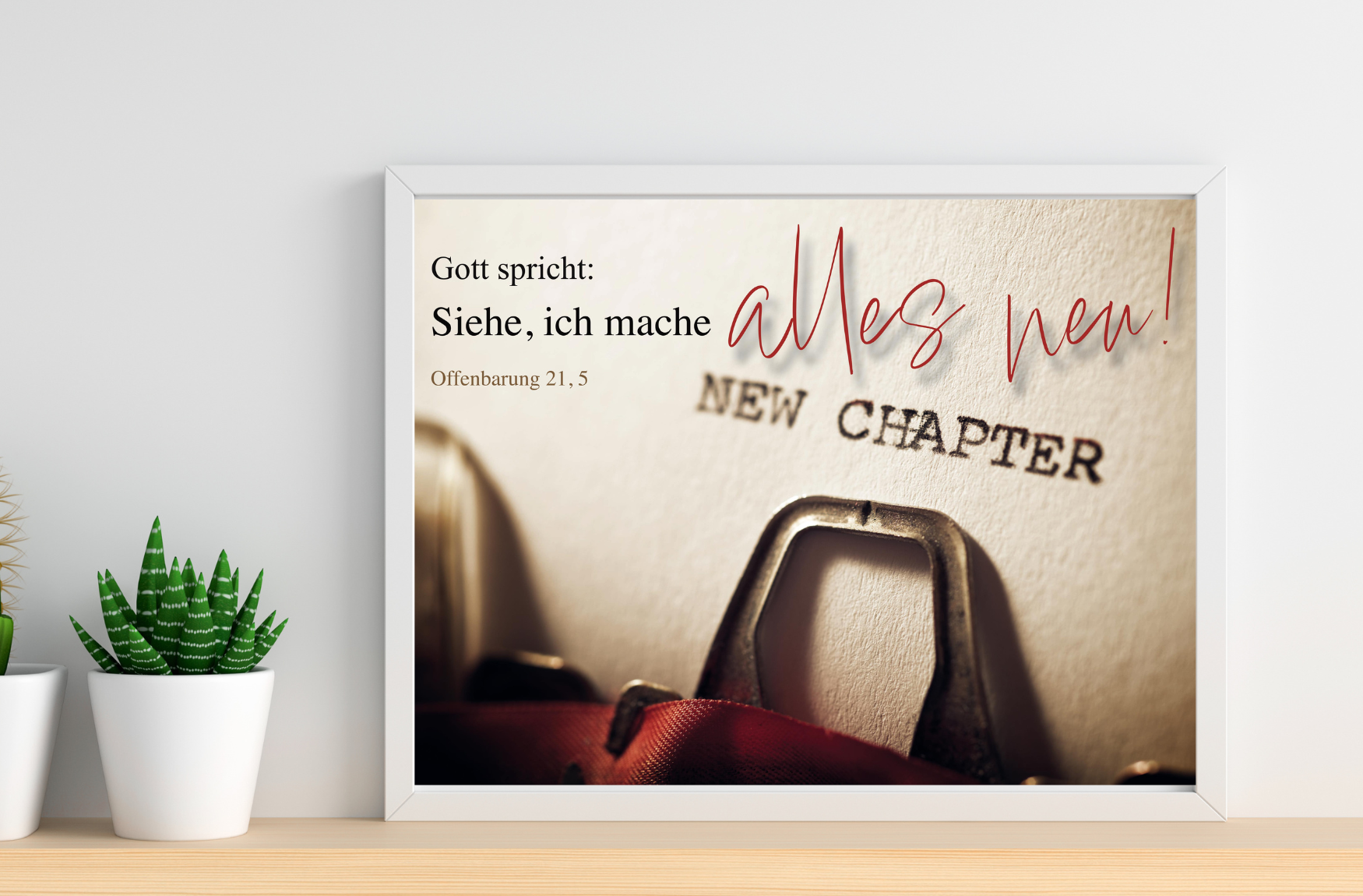 A3 Poster laminiert Jahreslosung 2026 New Chapter