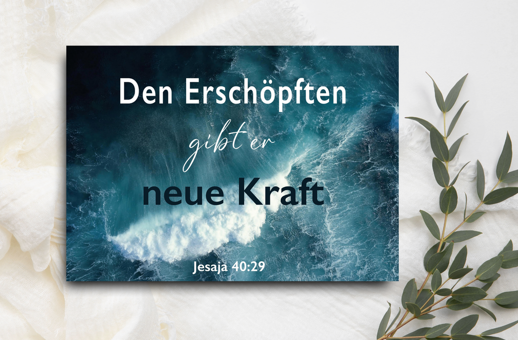 Postkarte Wasser