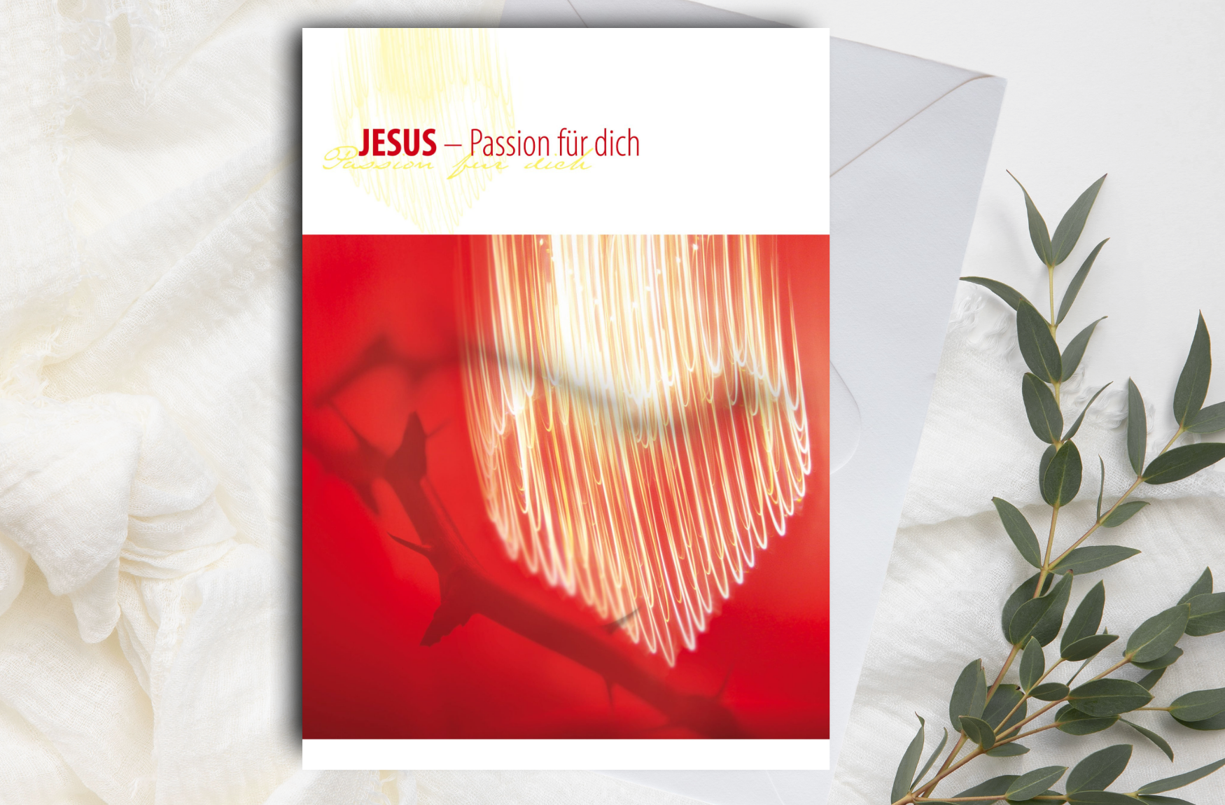 Faltkarte Jesus - Passion für dich