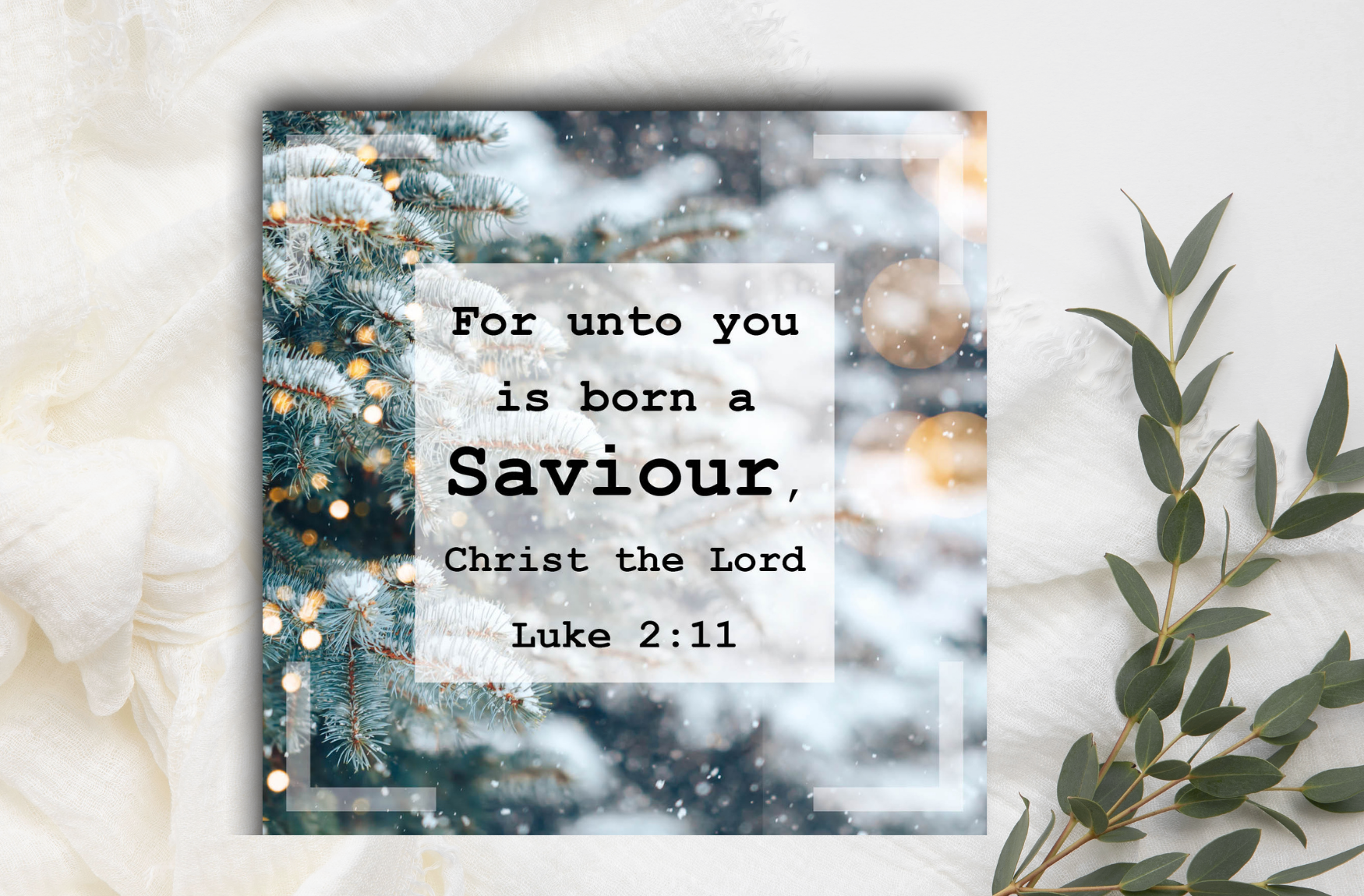 Postkarte - Saviour is born